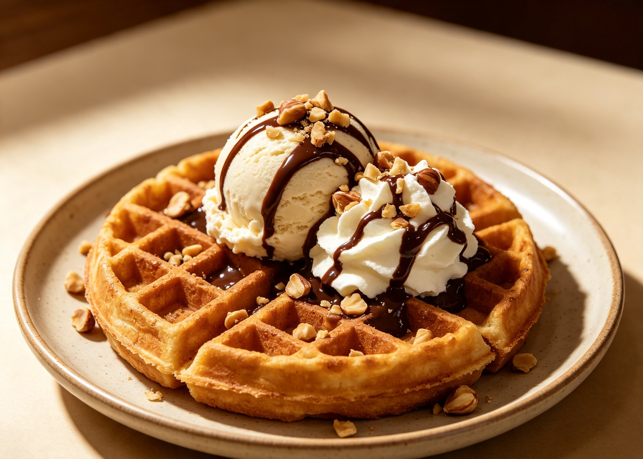 Nutty One Waffle