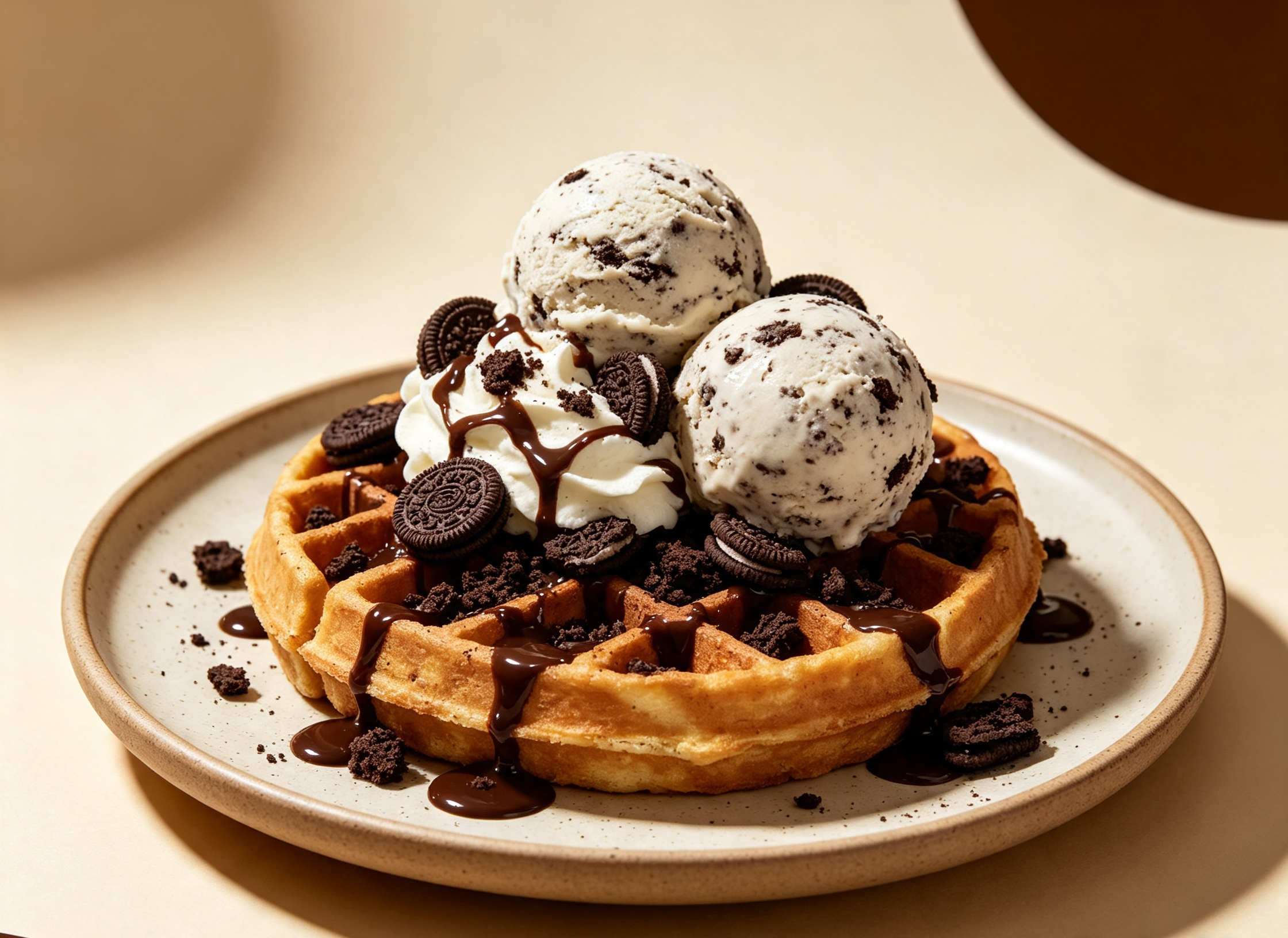 Cookie Crumble Waffle