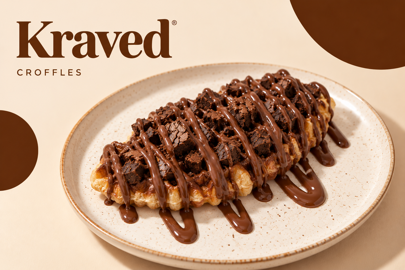 Kraved Brownie Croffle